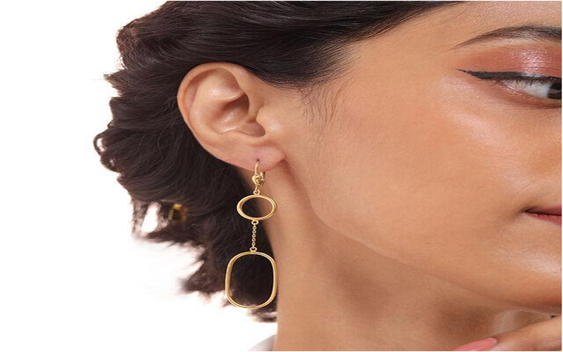 Karat Gold Earrings